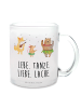 Mr. & Mrs. Panda Tee Tasse Waldtiere Aloha mit Spruch in Transparent