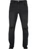 Urban Classics Jeans in black destroyed washed