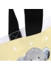 Mr. & Mrs. Panda Totebag Chinchilla Blume mit Spruch in Gelb Pastell