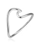 Glanzstücke München Ring Welle aus Sterling Silber in silber