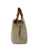 Florence Florence Handtasche, Umhängetasche Leder taupe, beige ca. 31cm