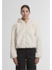 Urban Classics Zip-Kapuzenpullover in whitesand