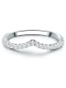 Trilani Ring aus Sterling Silber mit Zirkonia in silber