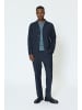 Matinique Overshirts MAlanden Gerade Passform in Navy Pinstripe