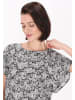 Usha Women Blouse in black white