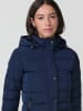 KOROSHI Kurzer, wattierter Parka in blau