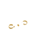 Luxenter Ohrringe Thety mit 18 Karat Gelbgold-Finish – 19,5 mm – THETY