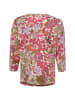 soyaconcept Langarmshirt Felicity in himbeer beige