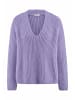 Hessnatur Hessnatur Strick Pullover Relaxed aus Alpaka mit Bio-Baumwolle in flieder