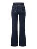 More & More leicht ausgestellte Bootcut-Jeans in rinse wash denim