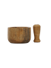 Home&Styling Collection Mörser aus Mangoholz in Mehrfarben, 10 x 6 cm