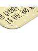 Mr. & Mrs. Panda Blechschild Igel Herzen mit Spruch in Gelb Pastell