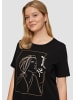 s.Oliver T-Shirt in 99D0_schwarz