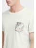 BLEND Rundhalsshirt BHFlorens in Weiß