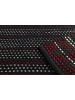 Arte Espina Kurzflor Teppich Ambience 800 in schwarz - rot - weiß - rechteckig
