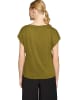 Zero  Kurzarm-Shirt mit V-Ausschnitt in Fir Green