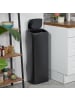 relaxdays Mülleimer mit Sensor in Schwarz - 50 Liter