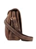 Greenburry Vintage Umhängetasche Leder 20 cm in brown