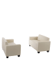 MCW 2er-Set 2er Sofa Moncalieri, Creme