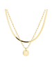 LIEBESKIND BERLIN Kette Coin Layering in gold