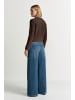 Rich & Royal Strickjacke in schoko - 0001