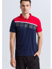 erima 5-C Poloshirt in new navy/rot/weiss