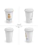 Mr. & Mrs. Panda To Go Becher Hamster Hut mit Spruch in Weiß