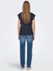 JACQUELINE de YONG T-Shirt  2-er Stück Set Kurzarm Spitzen Blusen Top JDYSALVA in Dunkelblau