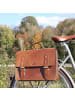 SID & VAIN Leder-Aktentasche Leder Businesstasche Unisex BRIGHTON-BIKE in braun