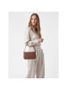 Lazarotti Bologna Leather Pochette Schultertasche Leder 22 cm in brown