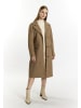 DreiMaster Klassik Damen Übergangsjacke In Wolloptik in Graubeige