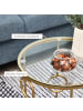 HOMCOM Couchtisch-Set in Gold 41L x 41B x 57H cm