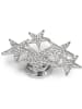 styleBREAKER Magnet Brosche in Silber