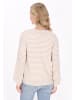 usha BLUE LABEL Women Blouse in Beige White Stripe