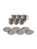 Ritzenhoff & Breker 12er Set Kaffeeservice Jasper in taupe