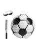 relaxdays 3-tlg. Pinata Set "Fußball" in Weiß/ Schwarz - Ø25 cm