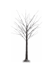HOMCOM Kunstbirke-22L x 22B x 150H cm-Braun