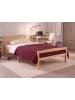 Beliani Doppelbett ECHALLON in Braun - (W) 127 x (H) 71 x (L) 208 cm