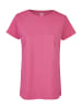 Salzhaut Rundhals T-Shirt für Damen in pink