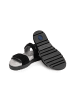 VITAFORM Samtziegenleder Sandalen in schwarz