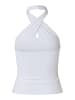 Pieces Neckholder-Top in Bright White