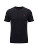 U.S. Polo Assn. U.S. POLO ASSN. Herren T-Shirt Crewneck rundhals 2er Pack P-056 in Schwarz-Grau