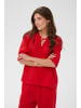 Cream Kurzarm-Bluse CRBellis Regular fit in High Risk Red
