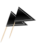 URSUS Blackboard Deko-Sticks  5,5 x 4,5 cm, 10St., schwarz - ab 3 Jahren