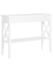 Beliani Konsolentisch AVENUE in Weiß - (W) 100 x (H) 80 x (L) 35 cm