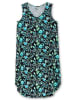 sheego Jerseykleid in tiefblau-gemustert