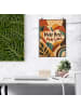 Mr. & Mrs. Panda Poster Herz ausdrucksstark Design mit Spruch in Weiß