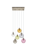 Beliani Pendelleuchten TUDDI in Bunt - (W) 50 x (H) 130 cm