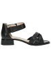 Caprice Sandalette in BLACK SOFTNAP.