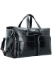 Piquadro Blue Square Weekender Reisetasche Leder 47 cm Laptopfach in nero